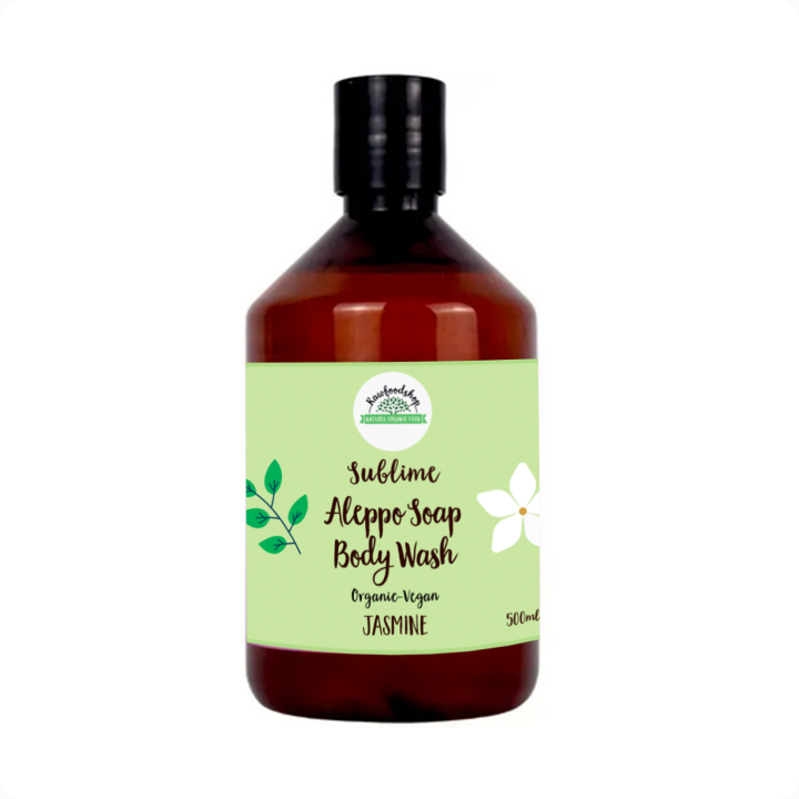 Aleppo Nestesaippua Jasmiini LUOMO 500ml ryhmässä Iho & Vartalo / Vartalo / Suihkusaippua @ Rawfoodshop Scandinavia AB (BN1023)