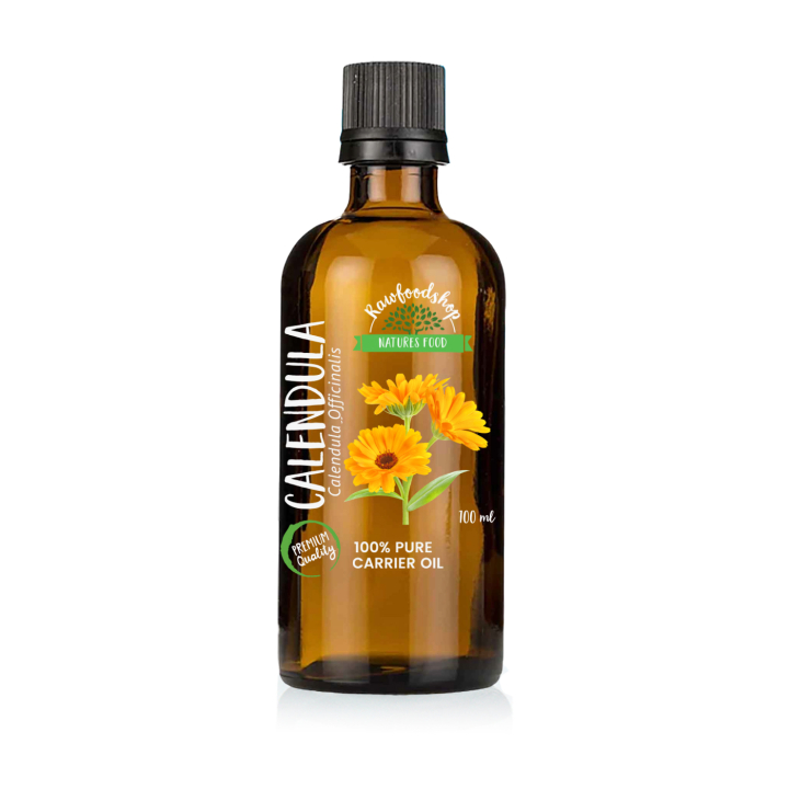 Kehäkukkaöljy 100ml ryhmässä Iho & Vartalo / Luonnollinen DIY / Kasviöljyt @ Rawfoodshop Scandinavia AB (BOUL151)