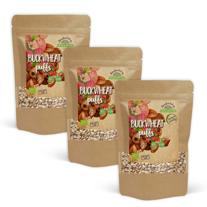 Tattaripuffit LUOMU 60g x 3 pakettia ryhmässä Raaka-aineet / Leipominen / Viljat & Hiutaleet @ Rawfoodshop Scandinavia AB (BVP60-SET3)