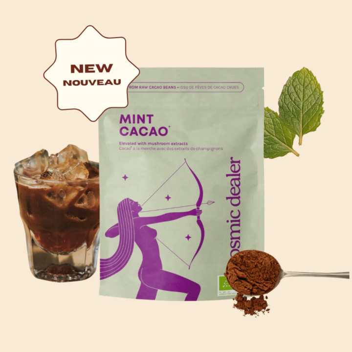 Suklaajuoma Minttu Kaakao LUOMU 100g ryhmässä Raaka-aineet / Juomat @ Rawfoodshop Scandinavia AB (CALU-MINT)