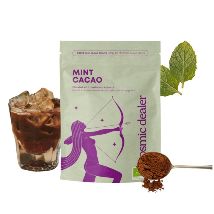 Suklaajuoma Minttu Kaakao LUOMU 100g ryhmässä Raaka-aineet / Juomat @ Rawfoodshop Scandinavia AB (CALU-MINT)