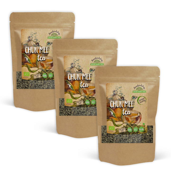 Chun Mee Tee LUOMU 100g x 3 pakettia ryhmässä Raaka-aineet / Juomat / Teet @ Rawfoodshop Scandinavia AB (CMT10-SET3)