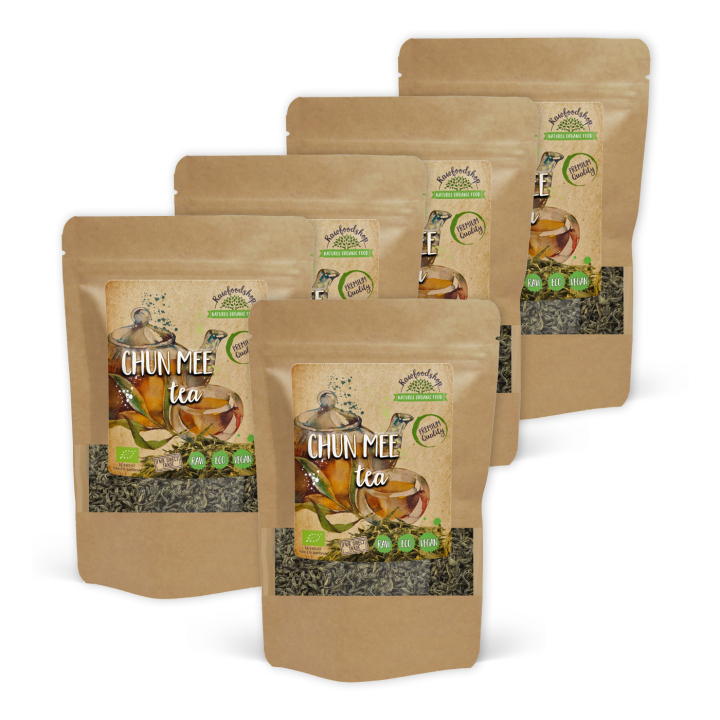 Chun Mee Tee LUOMU 100g x 5 pakettia ryhmässä Raaka-aineet / Juomat / Teet @ Rawfoodshop Scandinavia AB (CMT10-SET5)