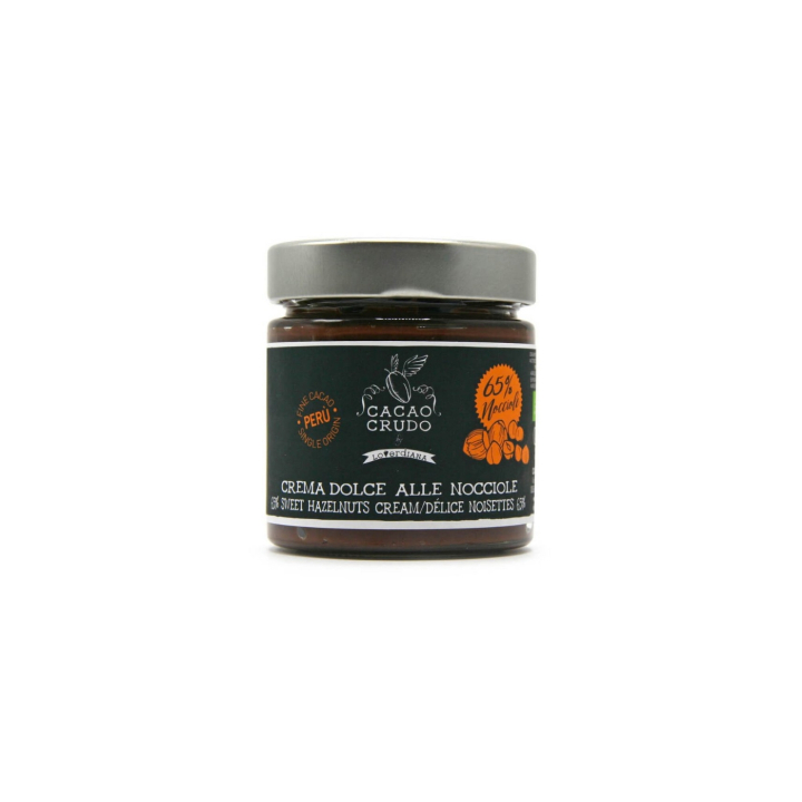 Hasselpähkinä & Suklaalevite 65% RAW LUOMU 200g ryhmässä Raaka-aineet / Pähkinät / Pähkinävoita @ Rawfoodshop Scandinavia AB (CRUDO07)