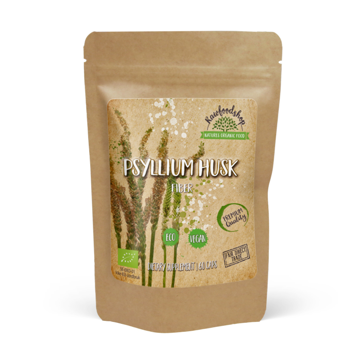 Psyllium LUOMU 500 mg 60 kapselia ryhmässä Ravintolisät / Yrtit ja Kasvit / Yrtit @ Rawfoodshop Scandinavia AB (CUPSYL100CAP)