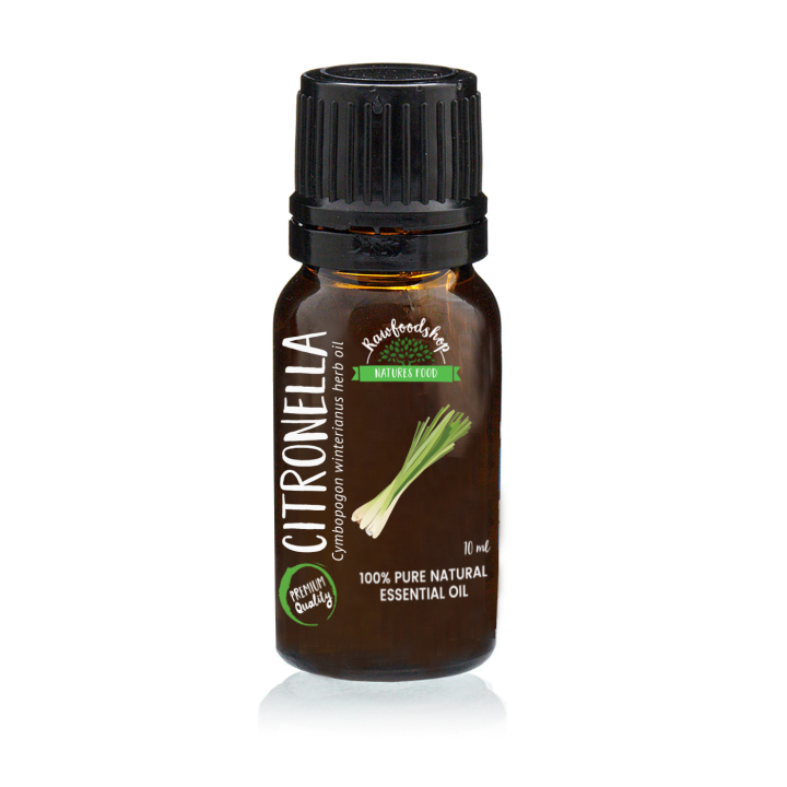 Sitronella Eteerinen Öljy 10ml ryhmässä Iho & Vartalo / Luonnollinen DIY / Eteeriset öljyt @ Rawfoodshop Scandinavia AB (EOUL20)