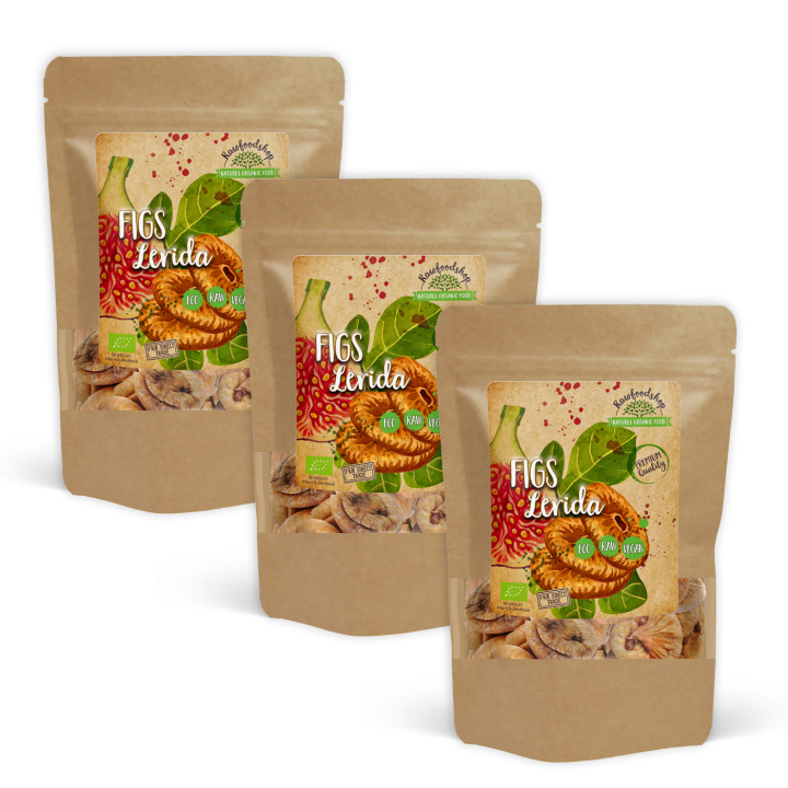 Viikunat Lerida LUOMU 500g x 3 pakettia ryhmässä Raaka-aineet / Hedelmät & Marjat / Viikuna @ Rawfoodshop Scandinavia AB (FLT50-SET3)
