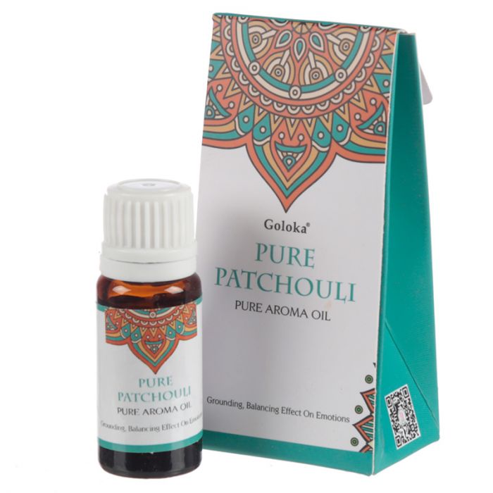Goloka Patchouli Tuoksuöljy 10ml ryhmässä Koti & Sielu / Tunnelma & tuoksu / Tuoksuöljy @ Rawfoodshop Scandinavia AB (FO35780)