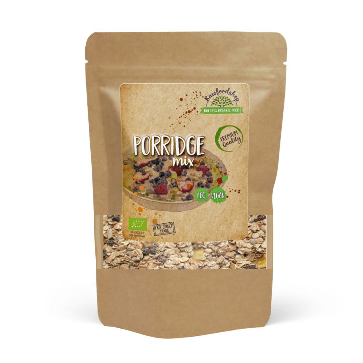 Puuro Mix LUOMU 500g ryhmässä Raaka-aineet / Ruokakomero / Granolaa, & Puuroa @ Rawfoodshop Scandinavia AB (GMB50)