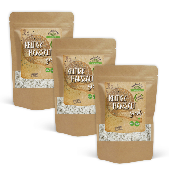 Celtic Merisuola Karkea 500g x 3 pakettia ryhmässä Raaka-aineet / Ruokakomero / Mausteet @ Rawfoodshop Scandinavia AB (GS004500-SET3)
