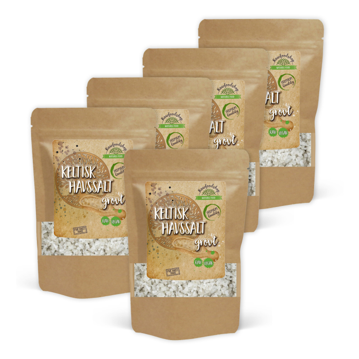 Karkea kelttiläinen merisuola 500g x 5 pakettia ryhmässä Raaka-aineet / Ruokakomero / Mausteet @ Rawfoodshop Scandinavia AB (GS004500-SET5)