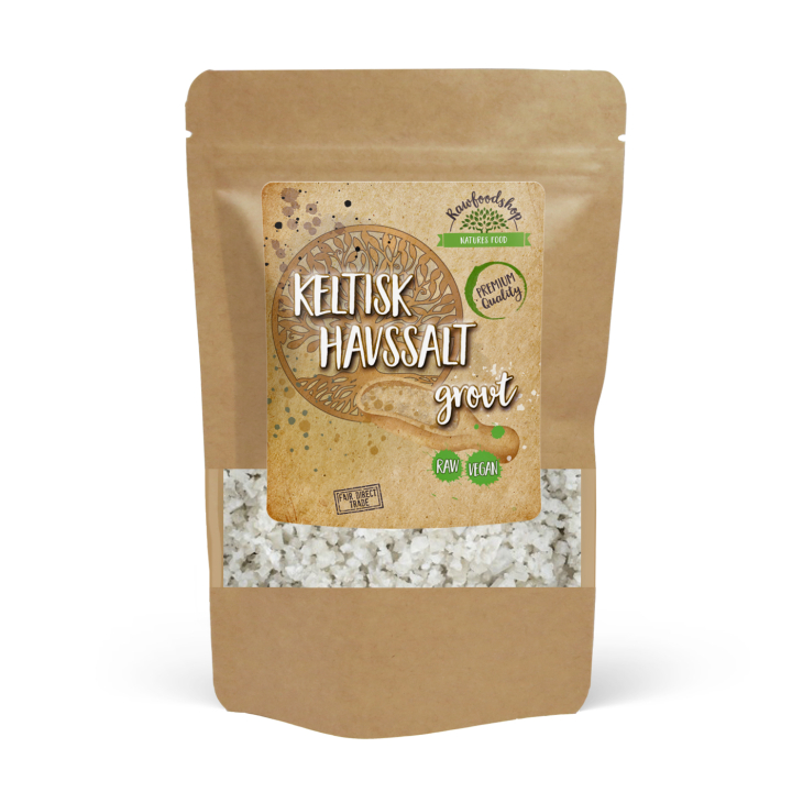 Karkea kelttiläinen merisuola 500g ryhmässä Raaka-aineet / Ruokakomero / Mausteet @ Rawfoodshop Scandinavia AB (GS004500)