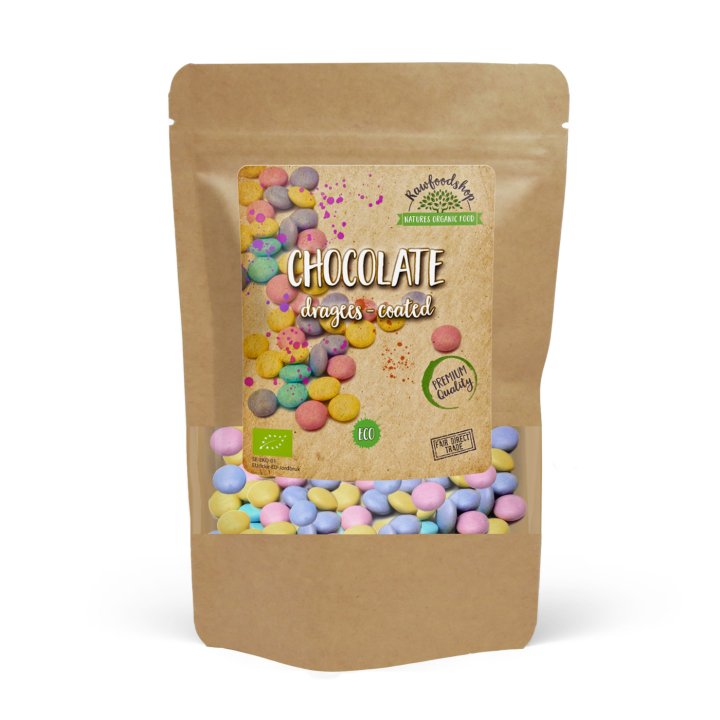 Kuorrutetut Suklaarakeet LUOMU 100g ryhmässä Raaka-aineet / Karkkia & Suklaata / Karkkia @ Rawfoodshop Scandinavia AB (HAPPIES4-100)