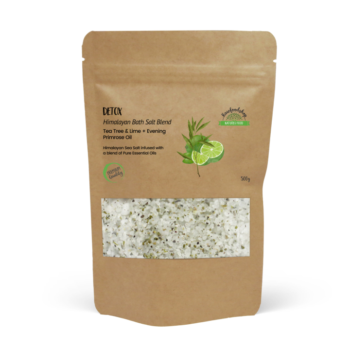 Kylpysuola Himalaja Detox 500g ryhmässä Iho & Vartalo / Kylpy & Spa / Kylpysuola @ Rawfoodshop Scandinavia AB (HBATHSUL04)