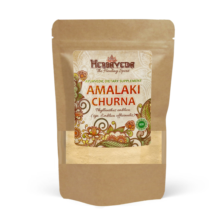 Amalaki Churna LUOMU 250g ryhmässä OUTLET 20-80% / Ravintolisät 30-50% / Ravintolisät 30% @ Rawfoodshop Scandinavia AB (HERBA01-250)