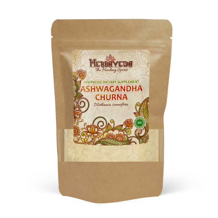 Ashwagandha Churna LUOMU 125g ryhmässä Ravintolisät / Yrtit ja Kasvit / Yrtit @ Rawfoodshop Scandinavia AB (HERBA18)