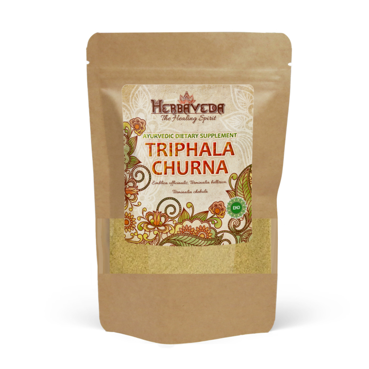 Triphala Churna LUOMU 250g ryhmässä OUTLET 20-80% / Ravintolisät 30-50% / Ravintolisät 30% @ Rawfoodshop Scandinavia AB (HERBA24-250)