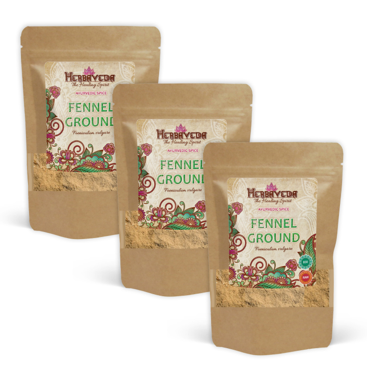 Fenkolinsiemenet Jauhettu LUOMU 100g x 3 pakettia ryhmässä Raaka-aineet / Ruokakomero / Mausteet & Suola @ Rawfoodshop Scandinavia AB (HERBA98-SET3)
