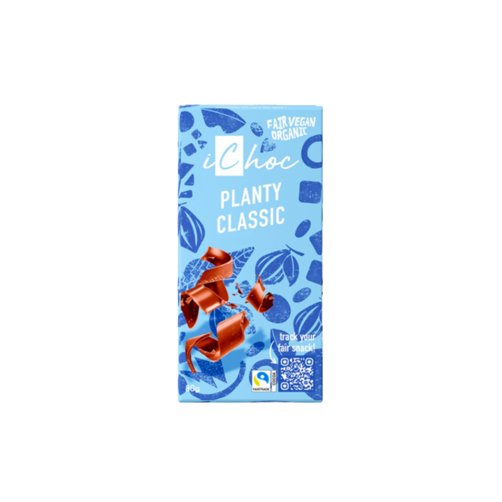 Suklaa Planty Classic LUOMU 80g ryhmässä Raaka-aineet / Karkkia & Suklaata / Suklaapatukat @ Rawfoodshop Scandinavia AB (ICHOC07)