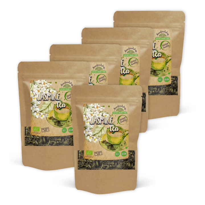 Jasmiinitee LUOMU 100g x 5 pakettia ryhmässä Raaka-aineet / Juomat / Teet @ Rawfoodshop Scandinavia AB (JAS01-SET5)
