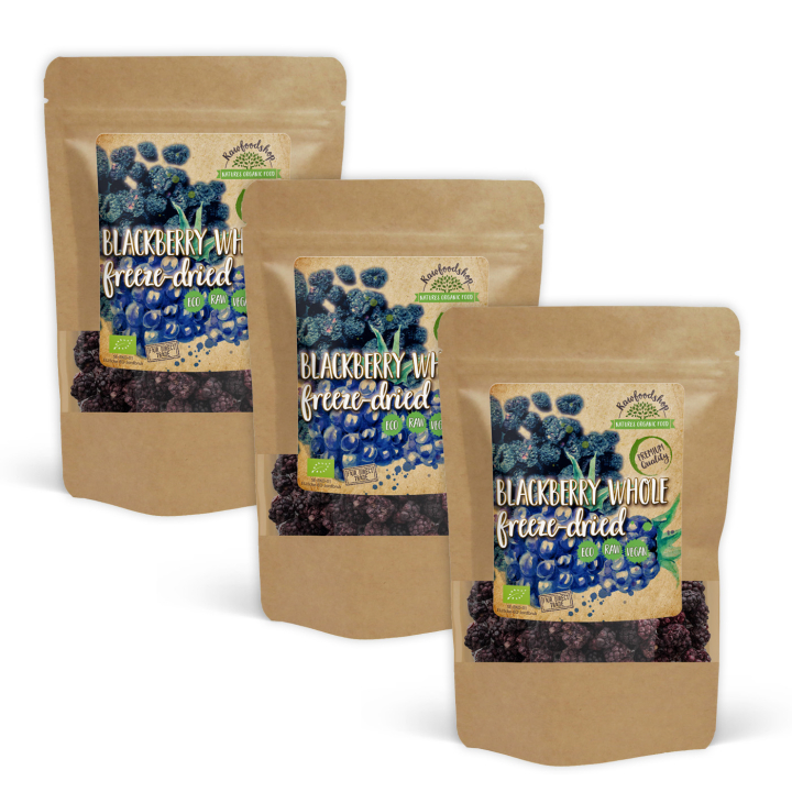 Karhunvatukat Pakastekuivatut Kokonaiset LUOMU 50g x 3 pakettia ryhmässä Raaka-aineet / Hedelmät & Marjat @ Rawfoodshop Scandinavia AB (K20060124000001-SET3)