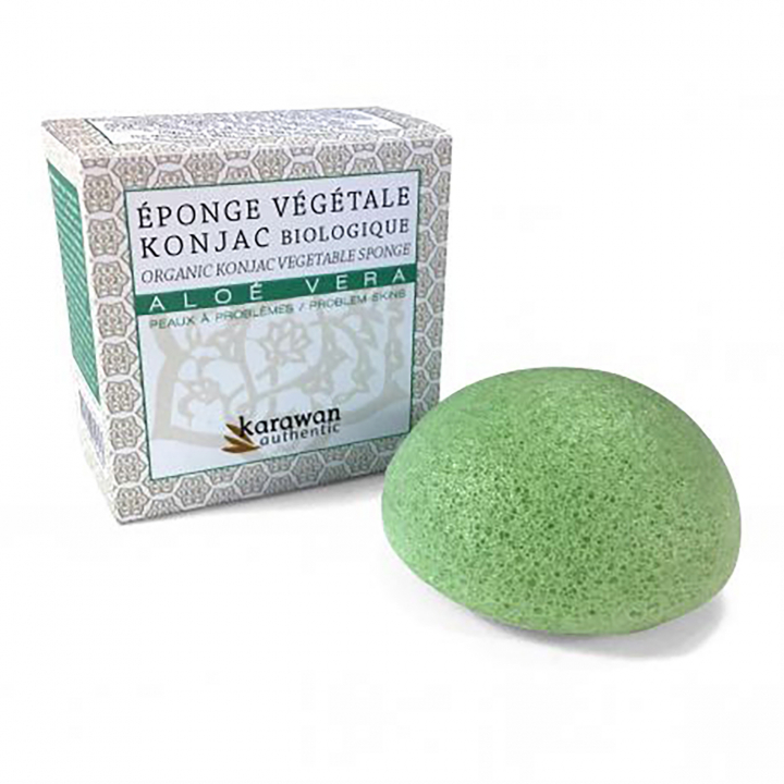 EKO Konjak Sieni Rikastettu Aloe Veralla ryhmässä Iho & Vartalo / Kasvot / Sienet @ Rawfoodshop Scandinavia AB (KKONJAV-B-IN10)