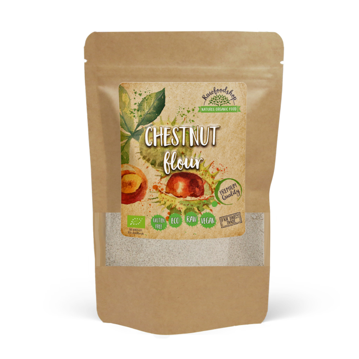 Kastanjajauho LUOMU 500g ryhmässä Raaka-aineet / Leipominen / Jauhot @ Rawfoodshop Scandinavia AB (KNM50)