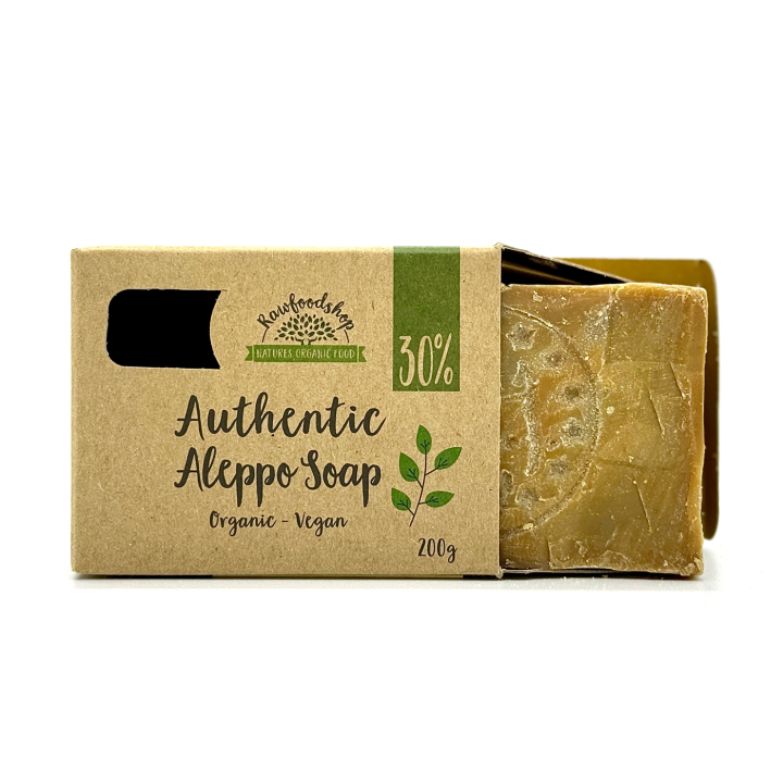 Alepposaippua Laakeriöljy 30% LUOMU 200g ryhmässä Iho & Vartalo / Vartalo / Käsisaippua @ Rawfoodshop Scandinavia AB (KNNBEC4)