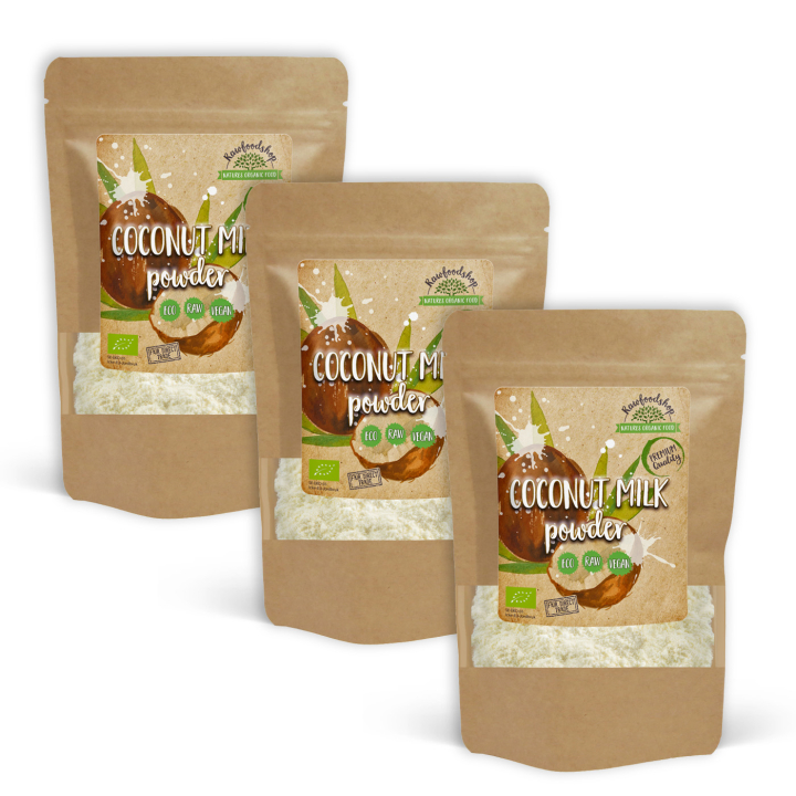 Kookosmaitojauhe LUOMU 100g x 3 pakettia ryhmässä Raaka-aineet / Juomat / Sekalaista @ Rawfoodshop Scandinavia AB (KOMO1-SET3)