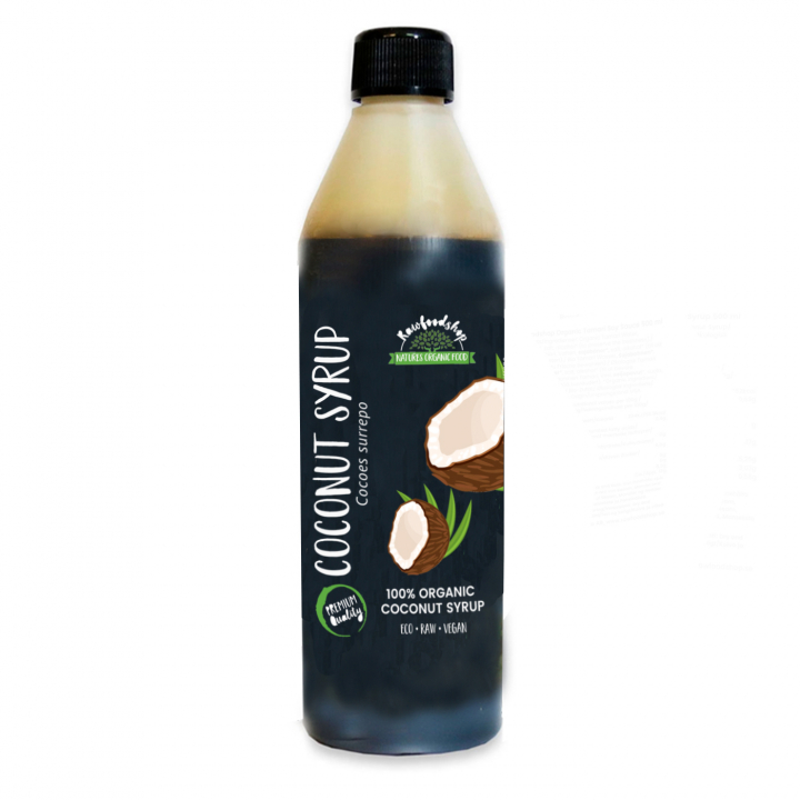 Kookossiirappi LUOMU 250ml ryhmässä Raaka-aineet / Leipominen / Siirappi @ Rawfoodshop Scandinavia AB (KOSIRAP01)