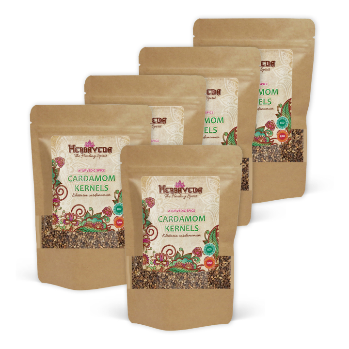 Kardemummansiemenet LUOMU 50g x 5 pakettia ryhmässä Raaka-aineet / Ruokakomero / Mausteet & Suola @ Rawfoodshop Scandinavia AB (KRY29-SET5)