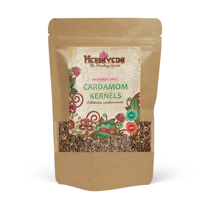 Kardemummansiemenet LUOMU 50g ryhmässä Raaka-aineet / Ruokakomero / Mausteet @ Rawfoodshop Scandinavia AB (KRY29)