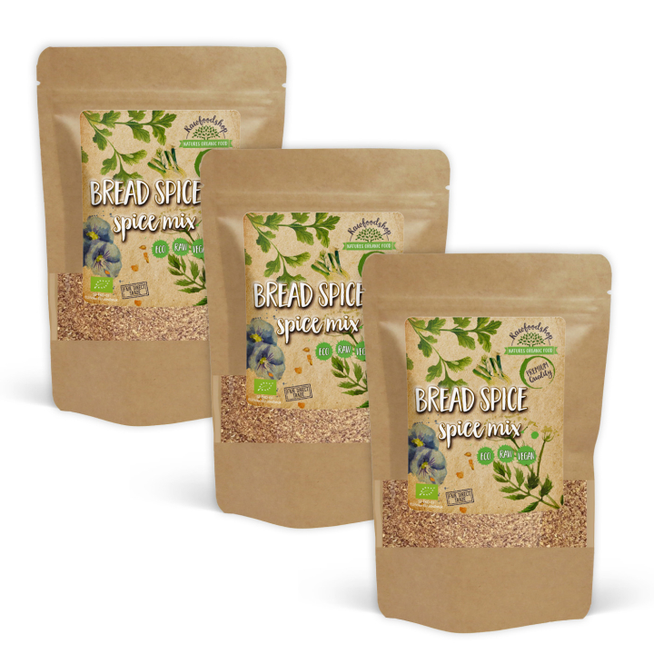 Leipämauste LUOMU 50g x 3 pakettia ryhmässä Raaka-aineet / Ruokakomero / Mausteet & Suola @ Rawfoodshop Scandinavia AB (KRY93-SET3)