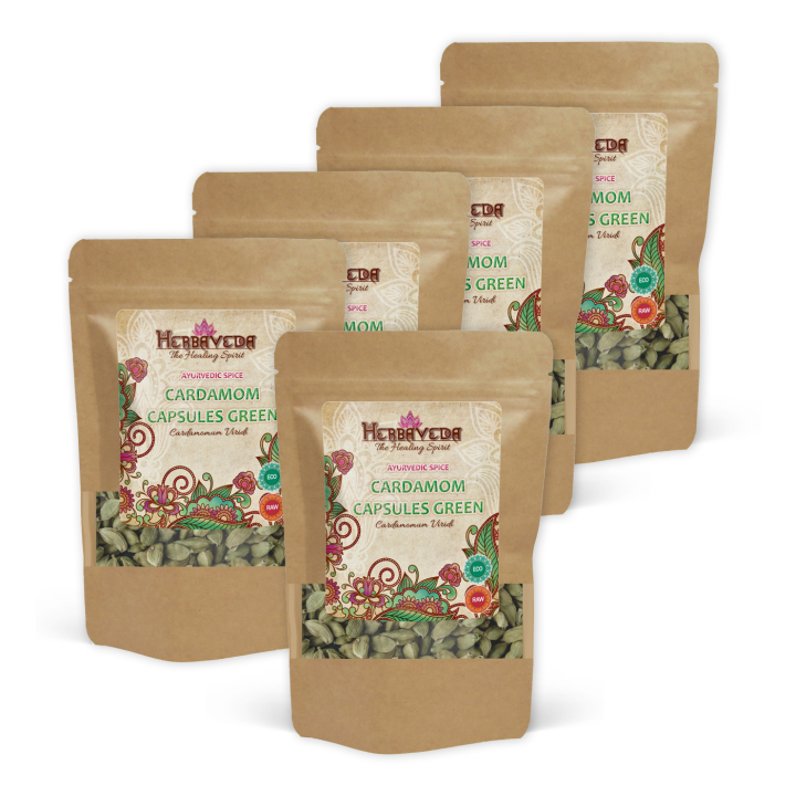 Kardemumma Kokonaiset palot LUOMU 50g x 5 pakettia ryhmässä Raaka-aineet / Ruokakomero / Mausteet & Suola @ Rawfoodshop Scandinavia AB (KRYDD06-SET5)