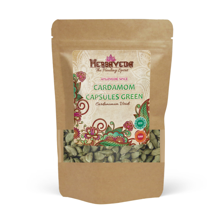 Kardemumma kokonaiset palot LUOMU 50g ryhmässä Raaka-aineet / Ruokakomero / Mausteet @ Rawfoodshop Scandinavia AB (KRYDD06)