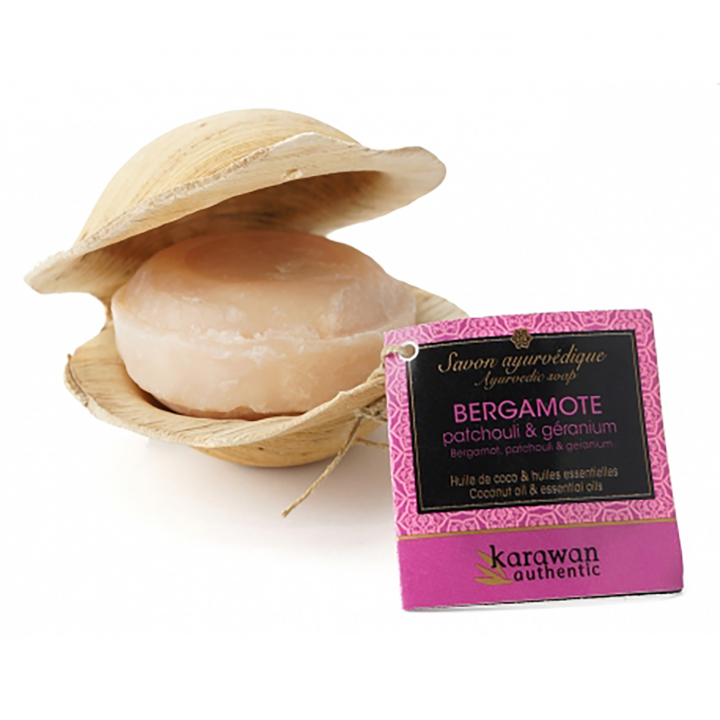 Ayurvedinen saippua Bergamotti 100g ryhmässä Iho & Vartalo / Vartalo / Käsisaippua @ Rawfoodshop Scandinavia AB (KSA1MIX-BERGA)