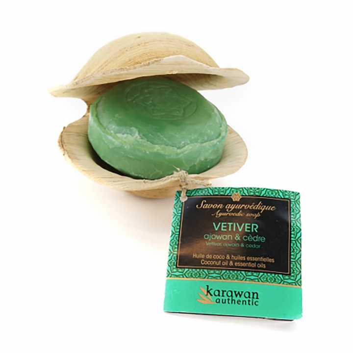 Ayurvedinen Saippua Vetiver 100g ryhmässä Iho & Vartalo / Vartalo / Käsisaippua @ Rawfoodshop Scandinavia AB (KSA1MIX-VETI)