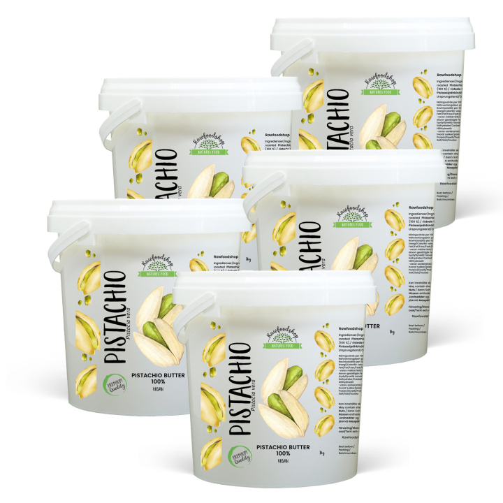 Pistaasivoi 1kg x 5 purkkia ryhmässä Raaka-aineet @ Rawfoodshop Scandinavia AB (L00220BGP1-SET5)