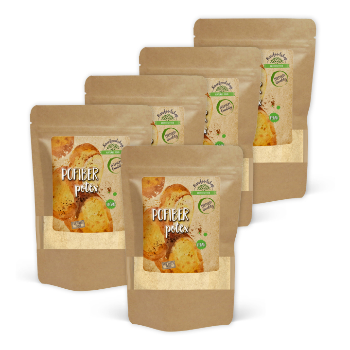 Pofiber Potex 300g x 5 pakettia ryhmässä Raaka-aineet / Leipominen / Jauhot @ Rawfoodshop Scandinavia AB (LBAK500054E-SET5)