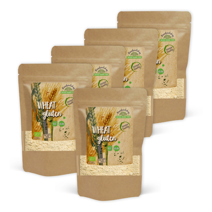Vehnägluteeni LUOMU 500g x 5 pakettia ryhmässä Raaka-aineet / Leipominen / Jauhot @ Rawfoodshop Scandinavia AB (LBAK500074E-SET5)