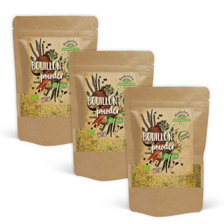 Buljonki Hiivaton LUOMU 220g x 3 pakettia ryhmässä Raaka-aineet / Ruokakomero / Mauste @ Rawfoodshop Scandinavia AB (LKRY220011E-SET3)