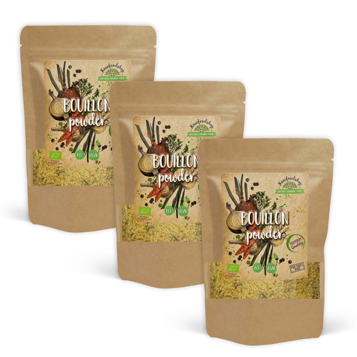Buljonki Hiivaton LUOMU 220g x 3 pakettia ryhmässä Raaka-aineet / Ruokakomero / Maustaminen @ Rawfoodshop Scandinavia AB (LKRY220011E-SET3)