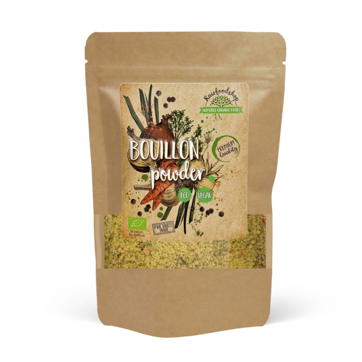 Buljonki Sokeri- ja Hiivaton LUOMU 220g ryhmässä Raaka-aineet / Ruokakomero / Mauste @ Rawfoodshop Scandinavia AB (LKRY220011E)