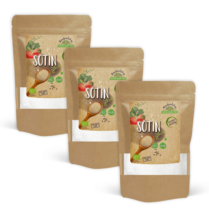 SÖTIN LUOMU 500g x 3 pakettia ryhmässä Raaka-aineet / Leipominen / Sokerointi @ Rawfoodshop Scandinavia AB (LSOT5001020L-SET3)