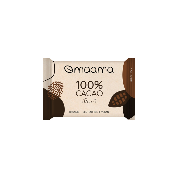 Tumma Suklaa 100% RAW LUOMU 30g ryhmässä Raaka-aineet / Karkkia & Suklaata / Suklaapatukat @ Rawfoodshop Scandinavia AB (MAAMA02)