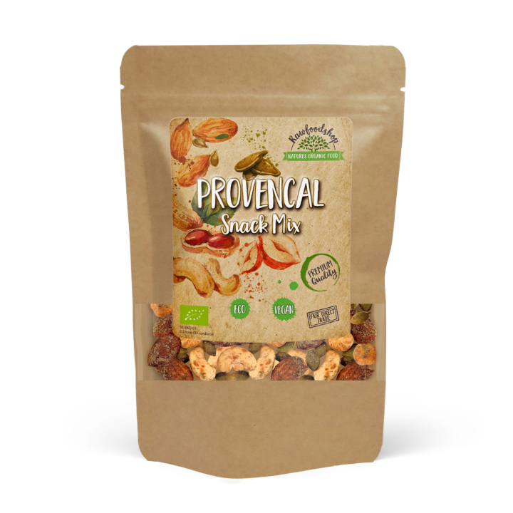 Provencelainen Snacksekoitus LUOMU 200g ryhmässä Raaka-aineet / Pähkinät / Pähkinäsekoitus @ Rawfoodshop Scandinavia AB (MELPROV5-200)