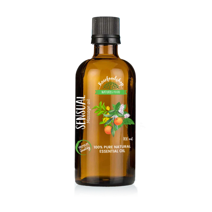 Sensual hierontaöljy 100 ml ryhmässä Iho & Vartalo / Vartalo / Hierontaöljy @ Rawfoodshop Scandinavia AB (MOLUL-02)