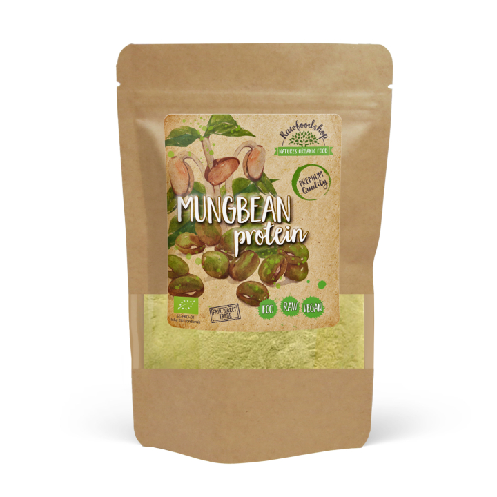 Mungpapu Proteiini LUOMU 500g ryhmässä Raaka-aineet / Terveysruoka / Proteiinijauhe @ Rawfoodshop Scandinavia AB (MUPO1)