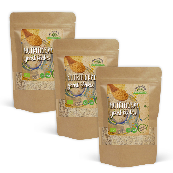 Ravintohiiva Flakes LUOMU 250g x 3 pakettia ryhmässä Raaka-aineet / Ruokakomero / Ravintohiiva @ Rawfoodshop Scandinavia AB (NARINGSEKO1-SET3)