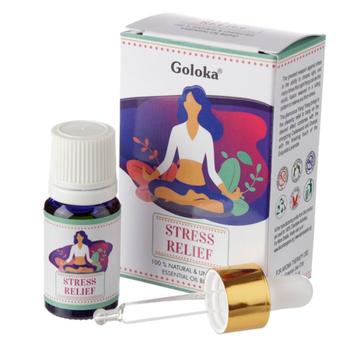 Goloka Blend Eteerinen Öljy Stressinlievitys 10ml ryhmässä Koti & Sielu / Tunnelma & tuoksu / Tuoksuöljy @ Rawfoodshop Scandinavia AB (OILB03)